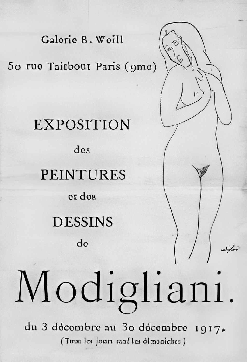 Modigliani Exhibitions and Critical Reception